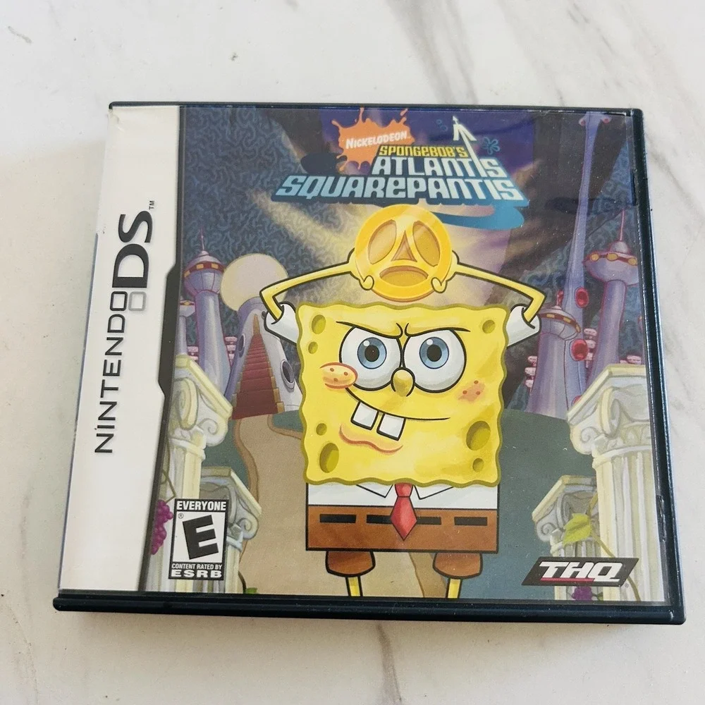 Spongebob's Atlantis Squarepantis - Nintendo DS Game with Manual Squarepants UU